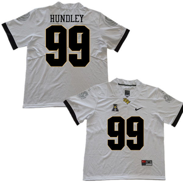 Men #99 Anthony Hundley UCF Knights College Football Jerseys Sale-White - Click Image to Close